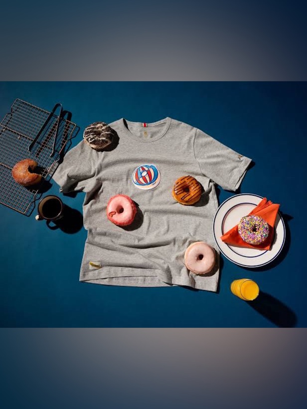 Tracksmith Donut Grayboy Tee Limited Edition T-shirt Short-Sleeve